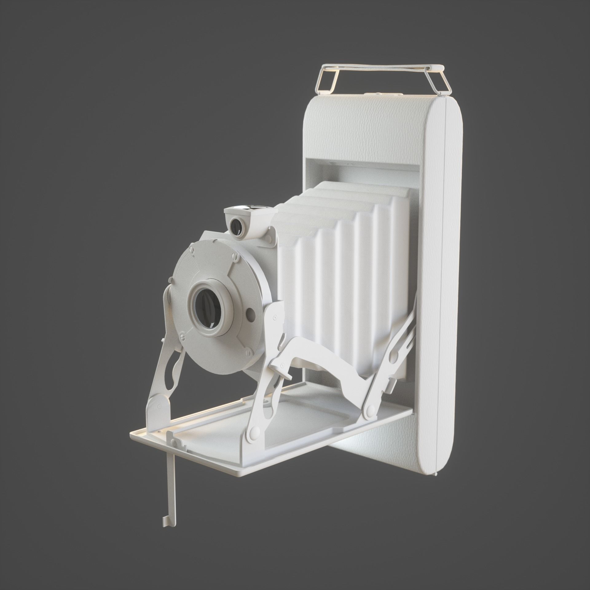 Kodak Antique Folding Camera 3D model_5