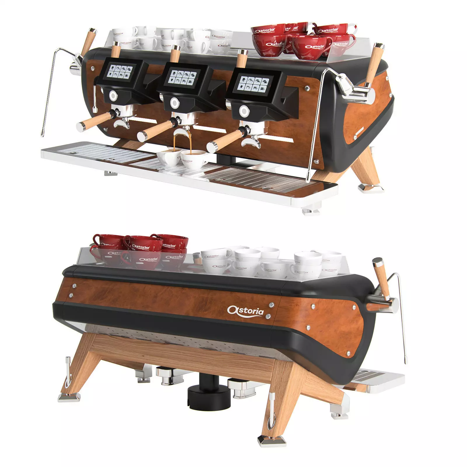 Astoria Storm coffe machine Low-poly 3D model