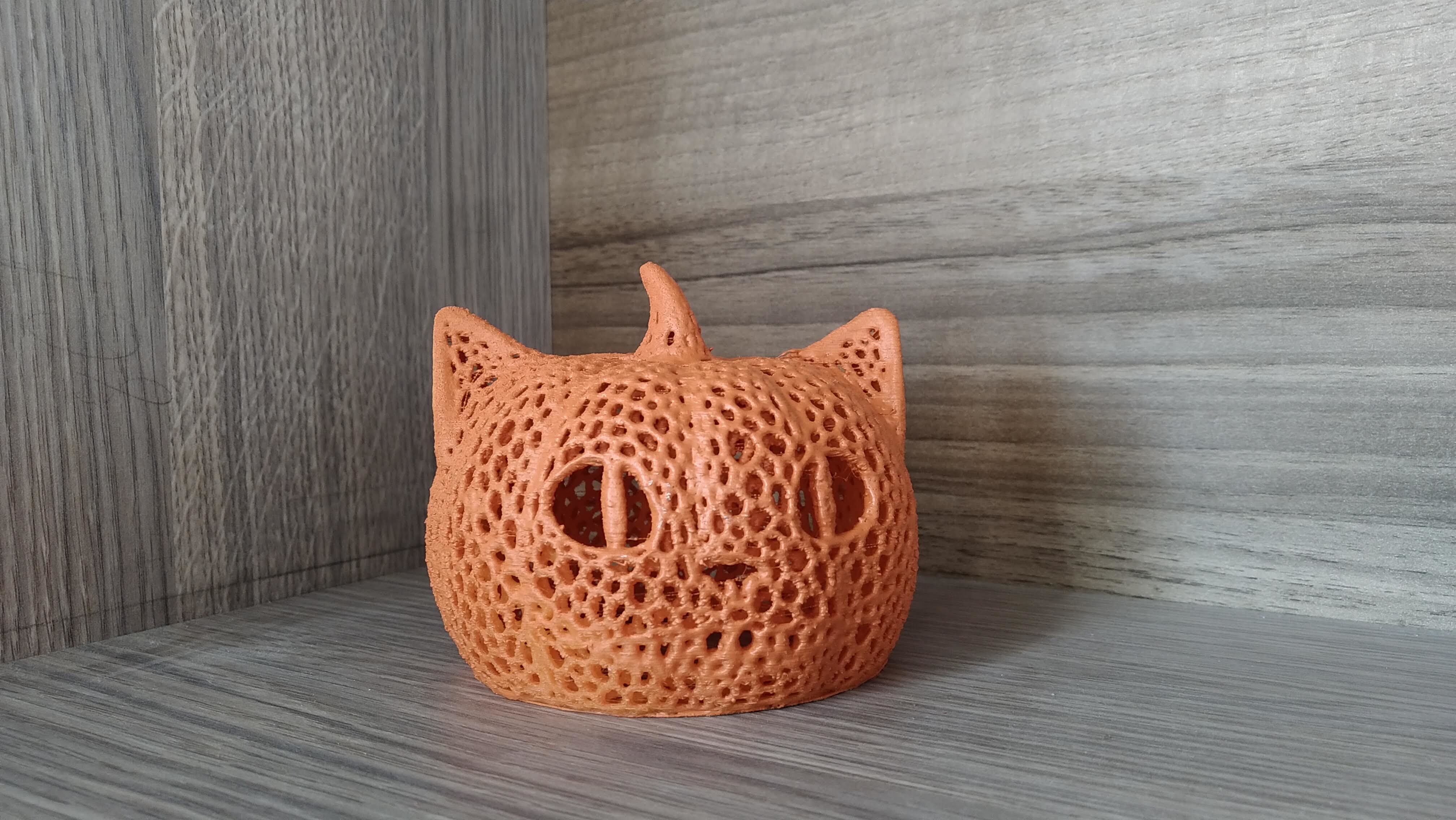 cheshire halloween voronoi 3D print model_6