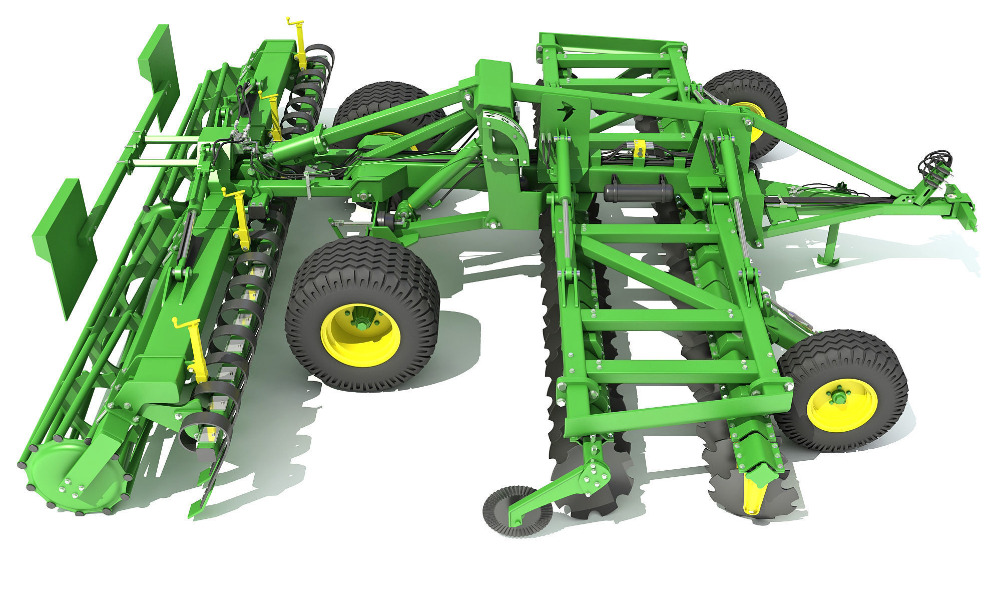 Disc Harrow 3D model_7
