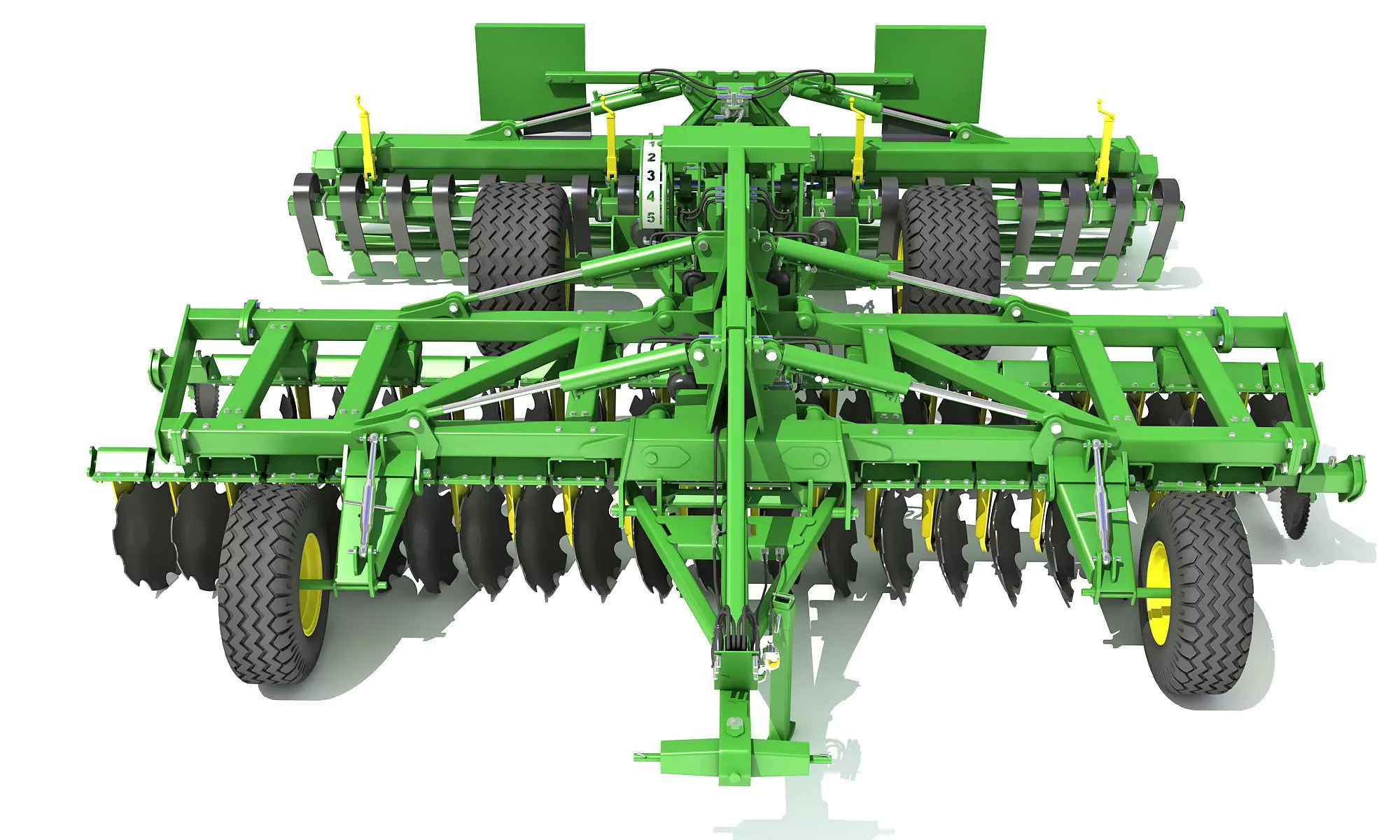 Disc Harrow 3D model_0