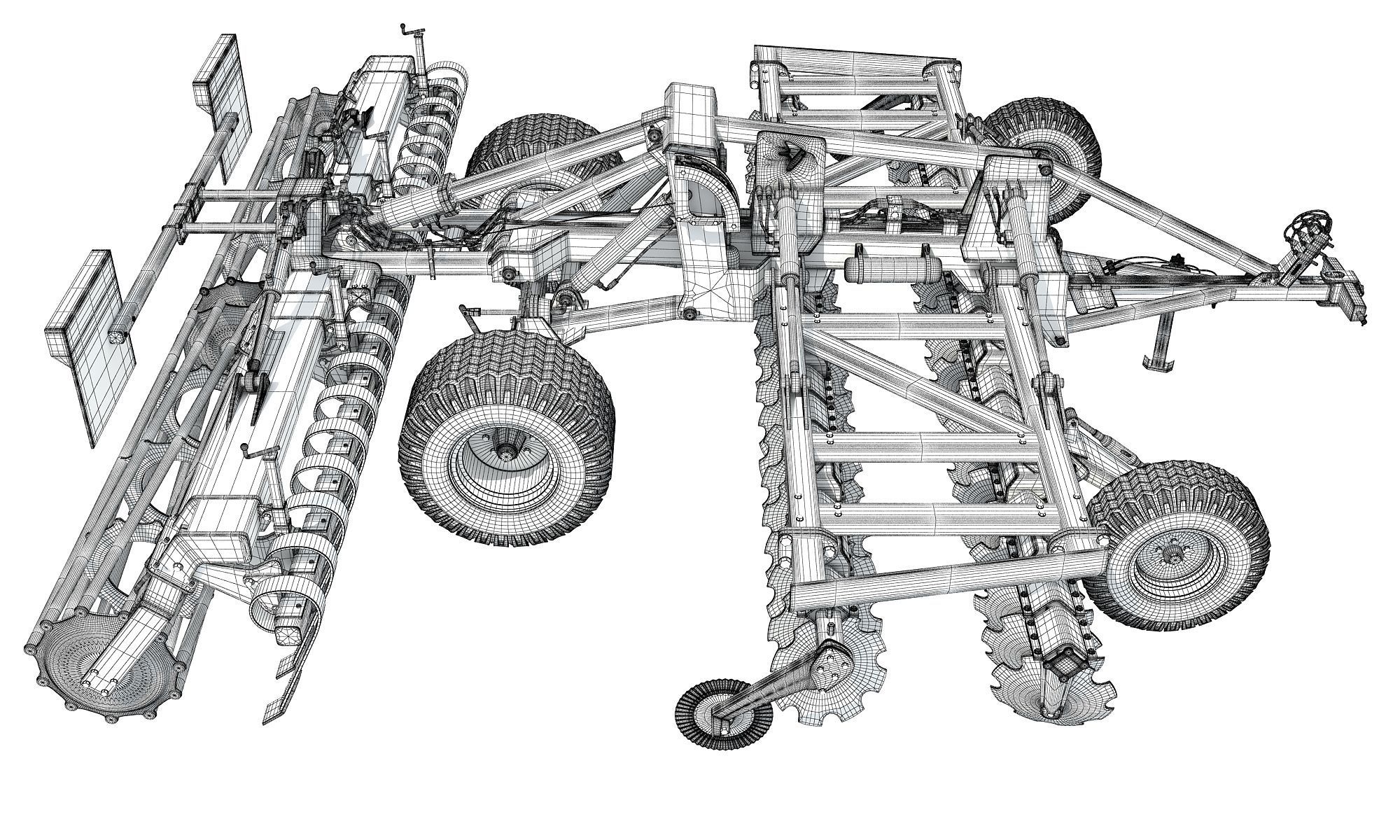 Disc Harrow 3D model_15