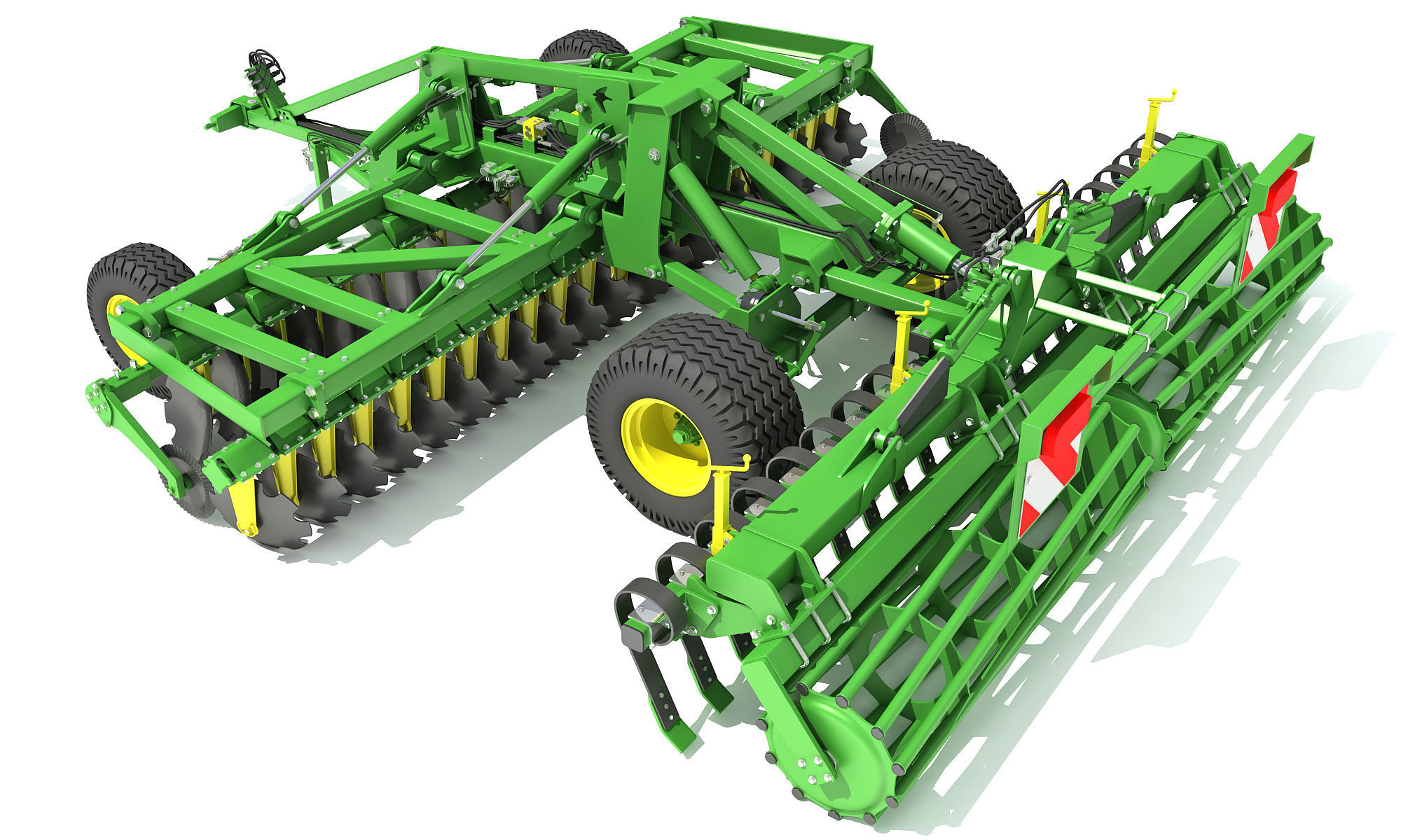 Disc Harrow 3D model_3