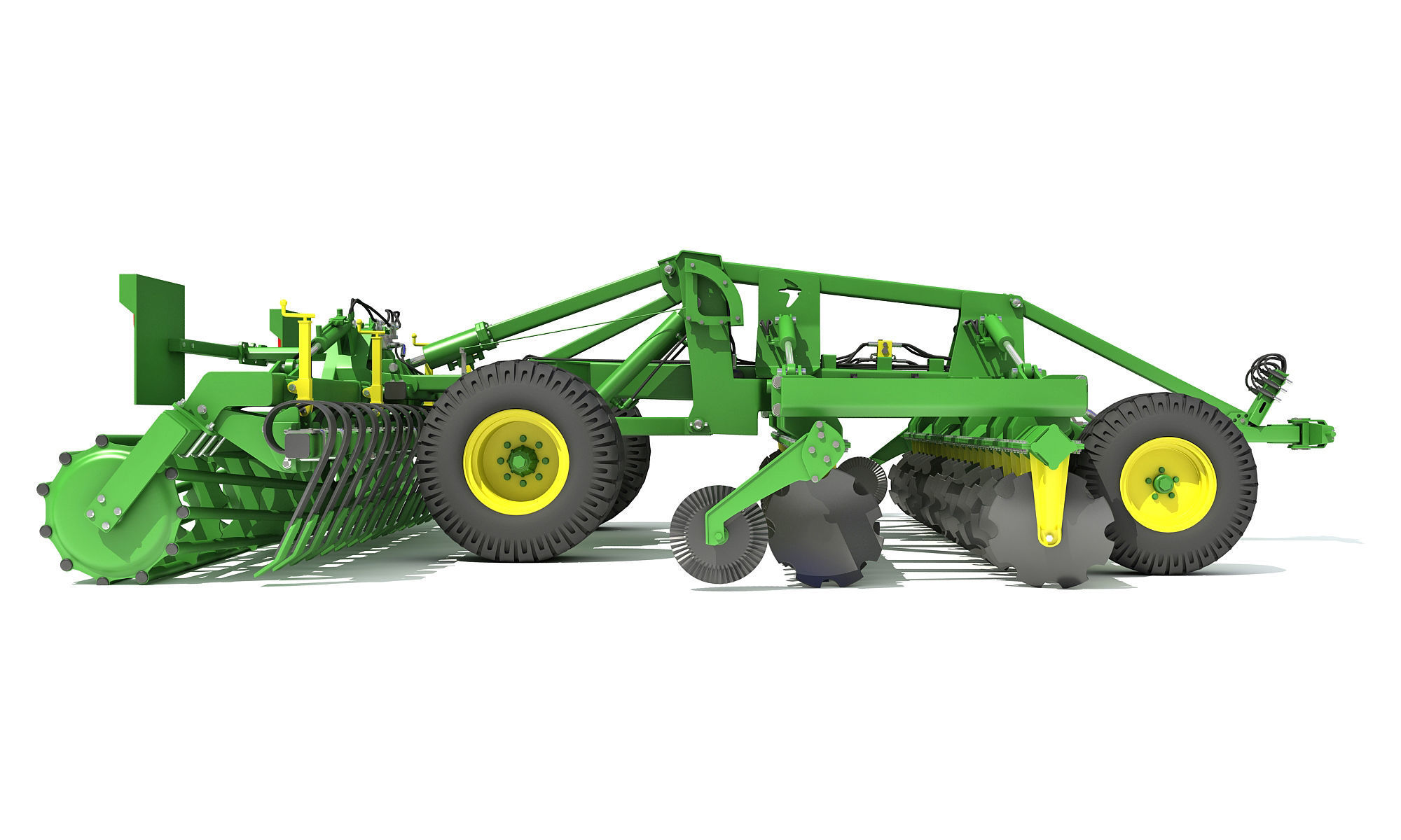 Disc Harrow 3D model_6