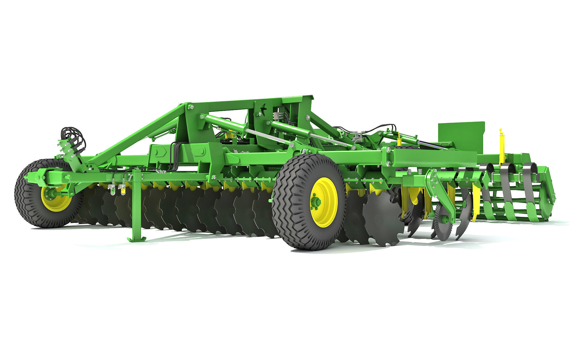 Disc Harrow 3D model_9
