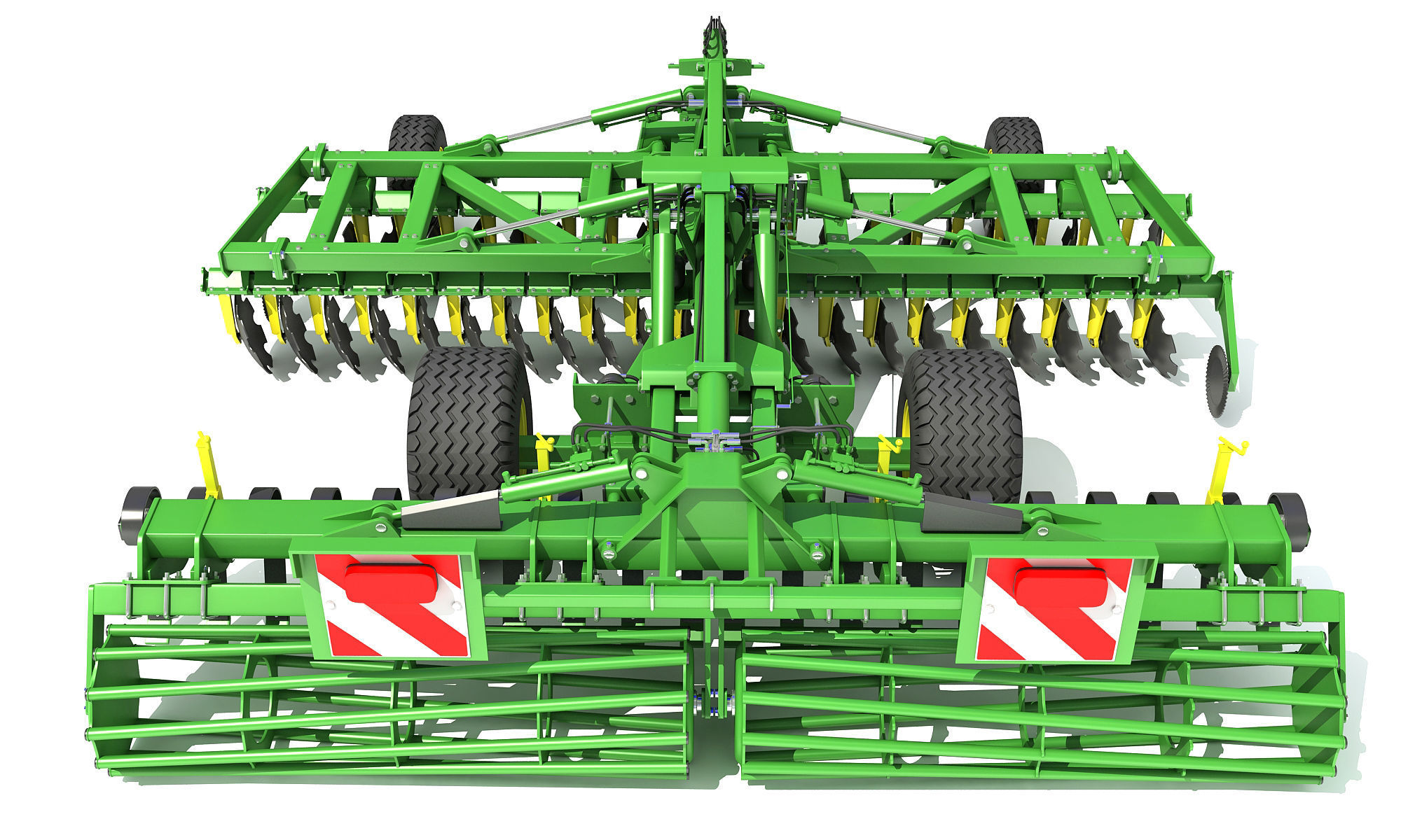 Disc Harrow 3D model_4