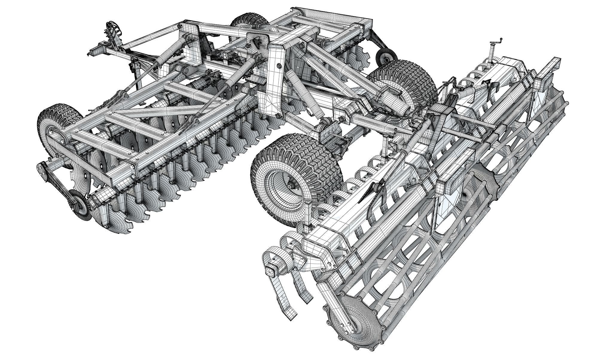 Disc Harrow 3D model_14