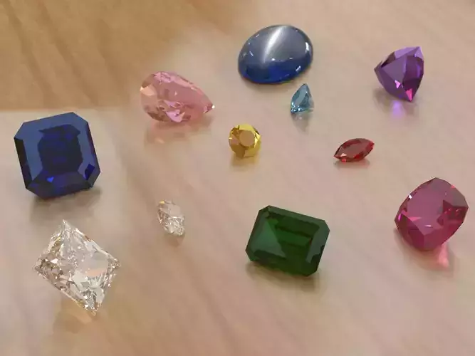 Assorted Gems and stone cuts