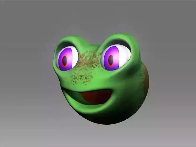 The Fairy ball Toad Todan  Low-poly 3D model