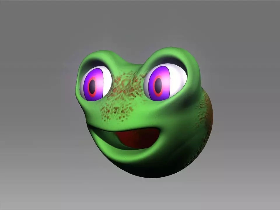 The Fairy ball Toad Todan Low-poly 3D model