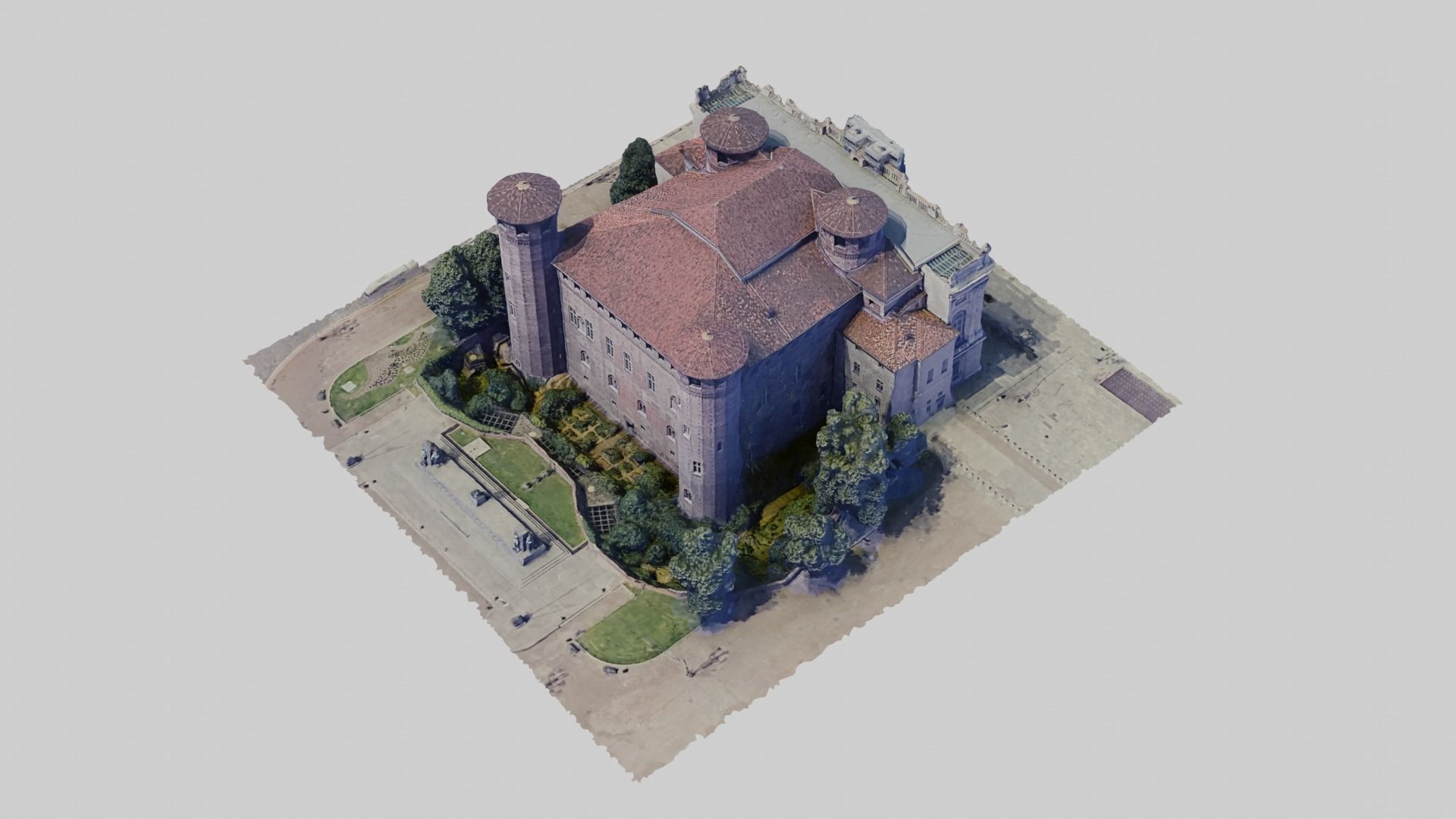 Madama Palace Turin 3D model_2
