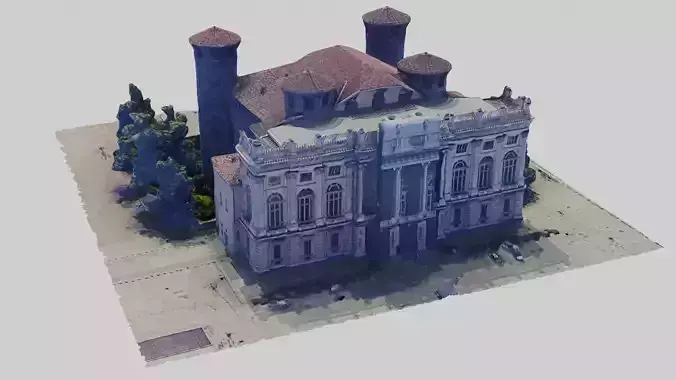 Madama Palace Turin 3D model