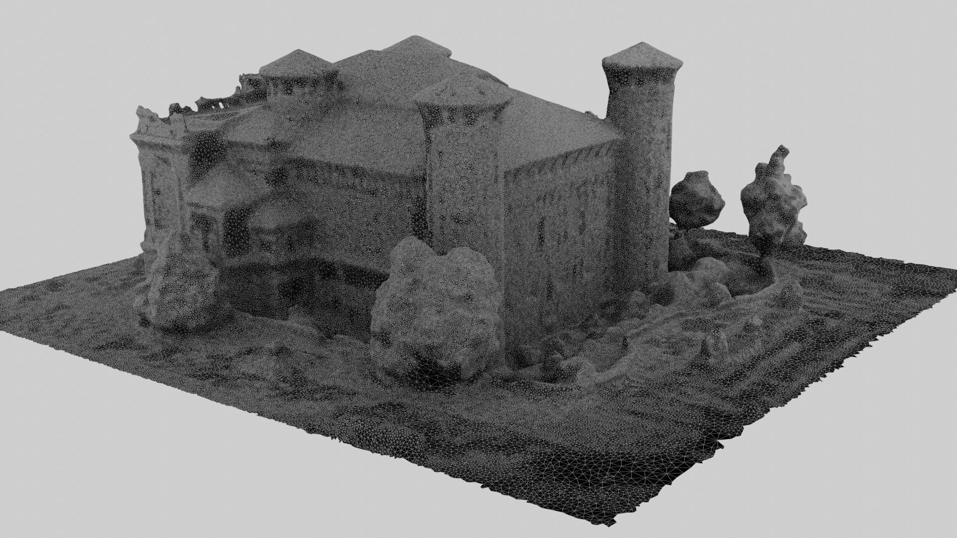 Madama Palace Turin 3D model_7