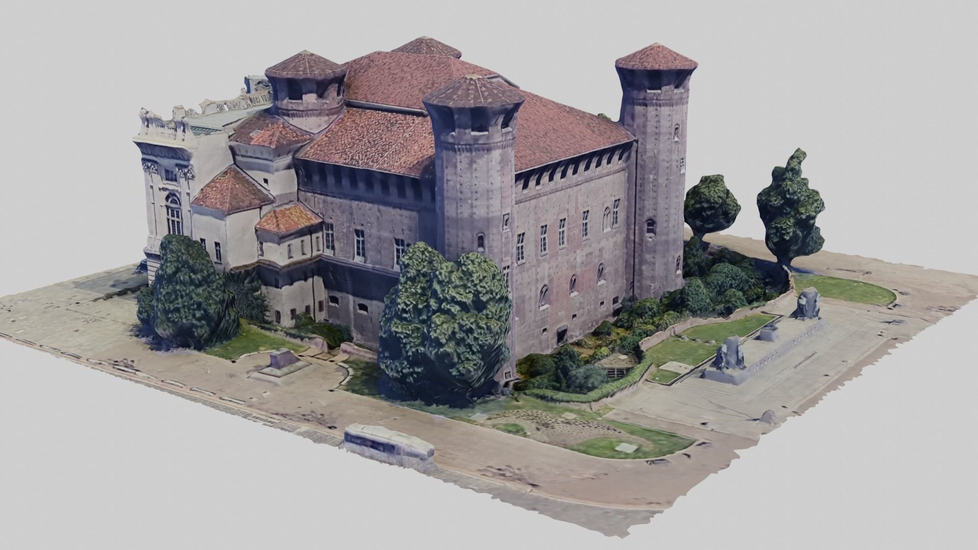 Madama Palace Turin 3D model_1