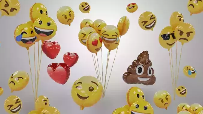 Emoji Balloons Pack