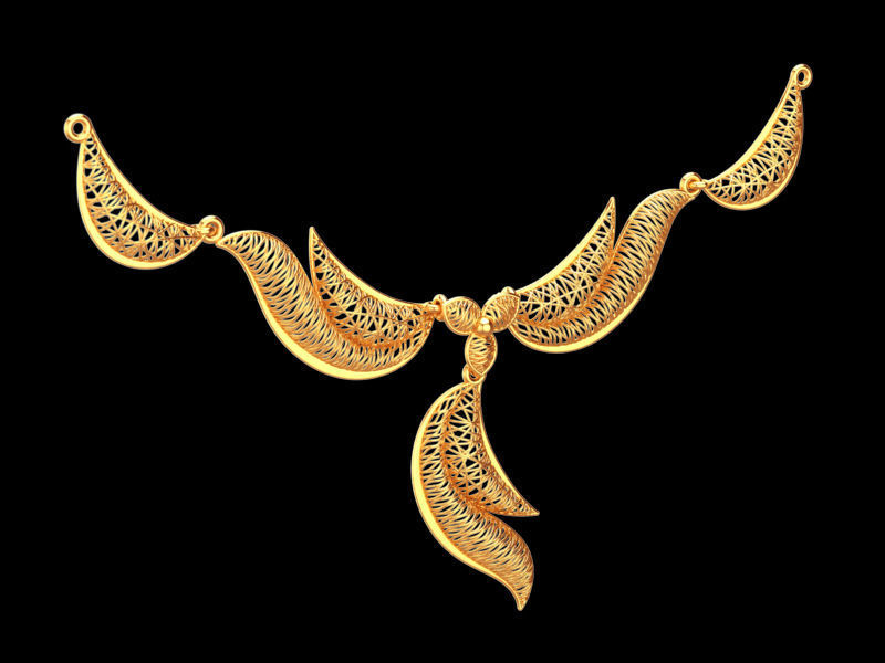 Light jewelry set  3D print model_22