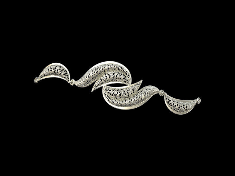 Light jewelry set  3D print model_8