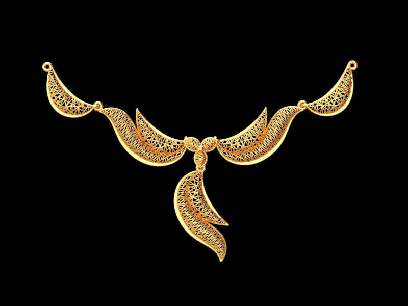 Light jewelry set  3D print model_17