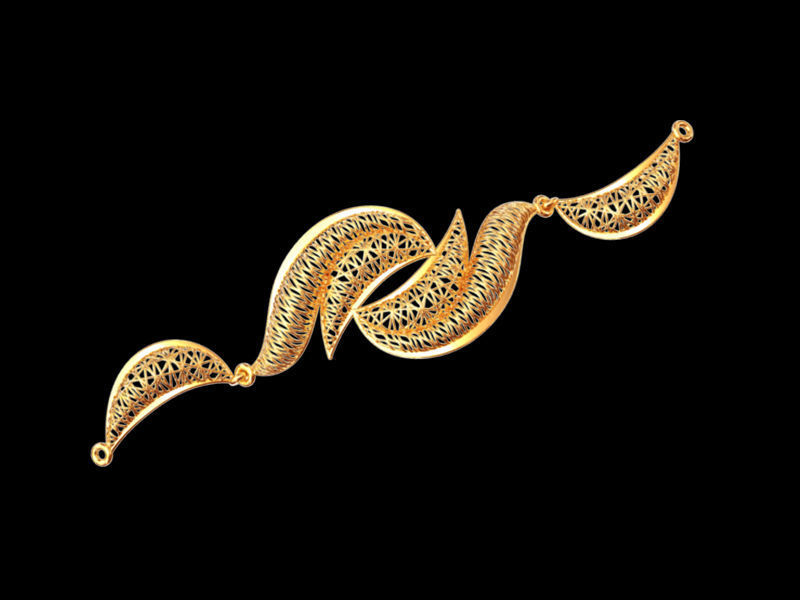 Light jewelry set  3D print model_4