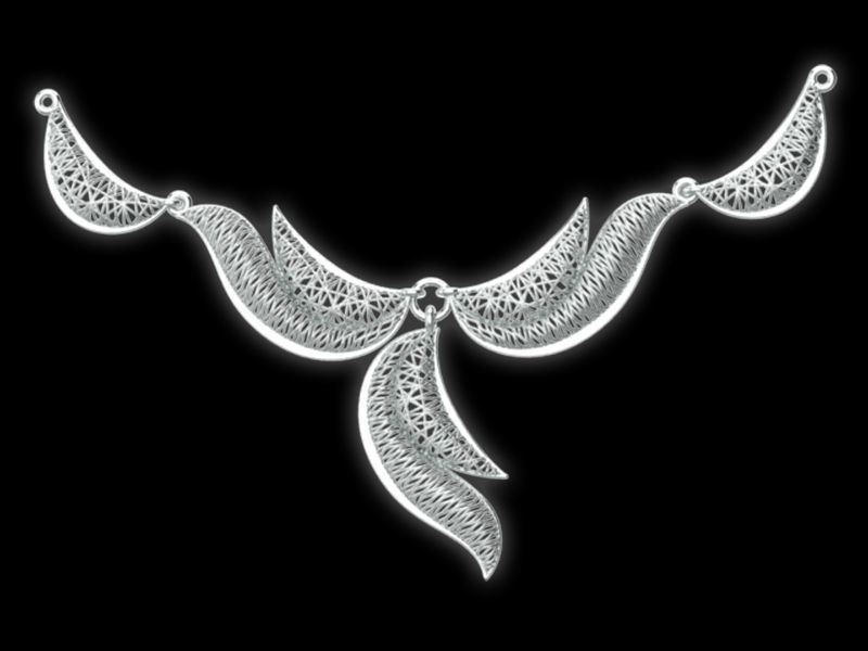 Light jewelry set  3D print model_24