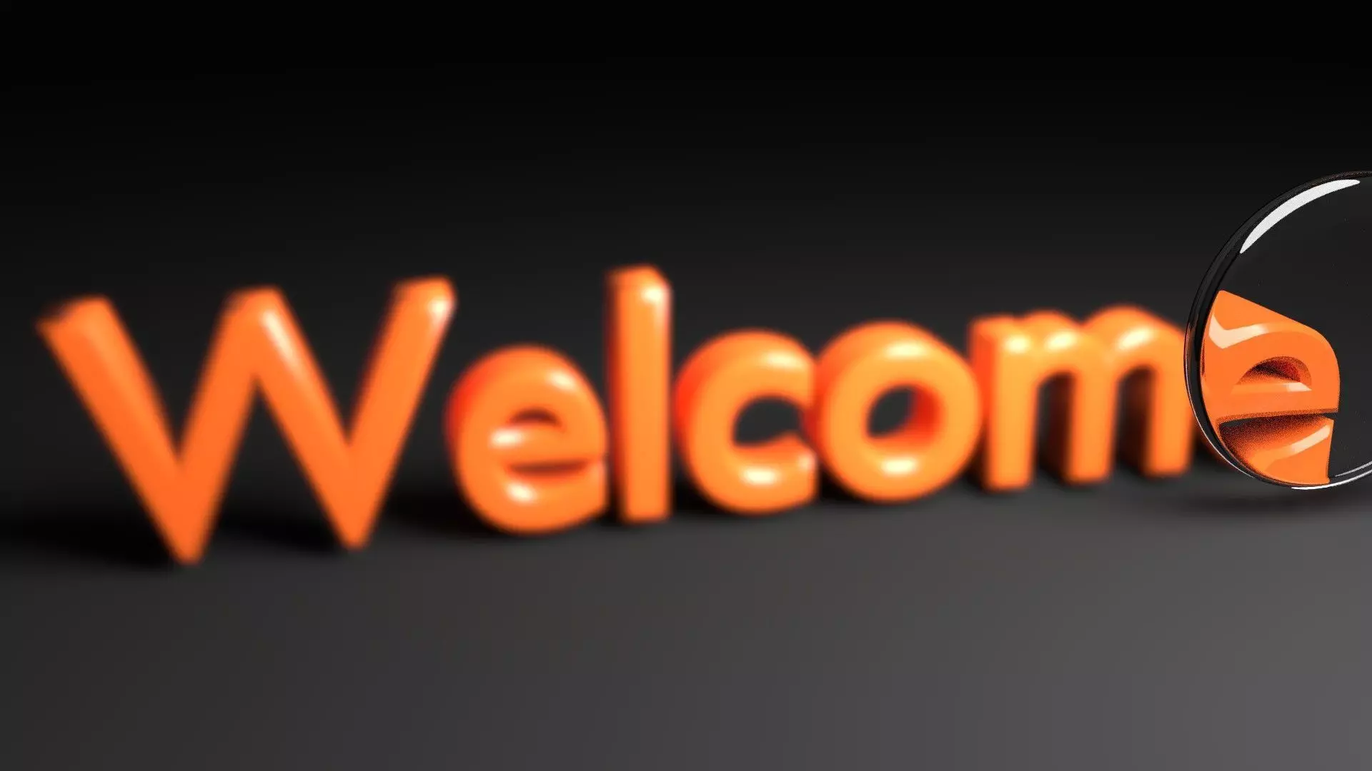 First Timer Welcome Design/animation Focused Welcome Text Animation 3D model animated | CGTrader