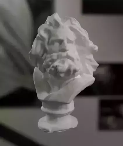 Scan Paster Statue1 Marseillaise      Retopo 3D model