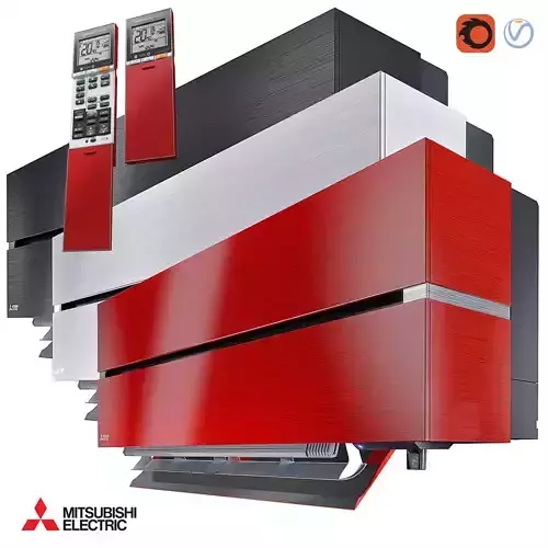 Mitsubishi Electric air conditioning  3D model
