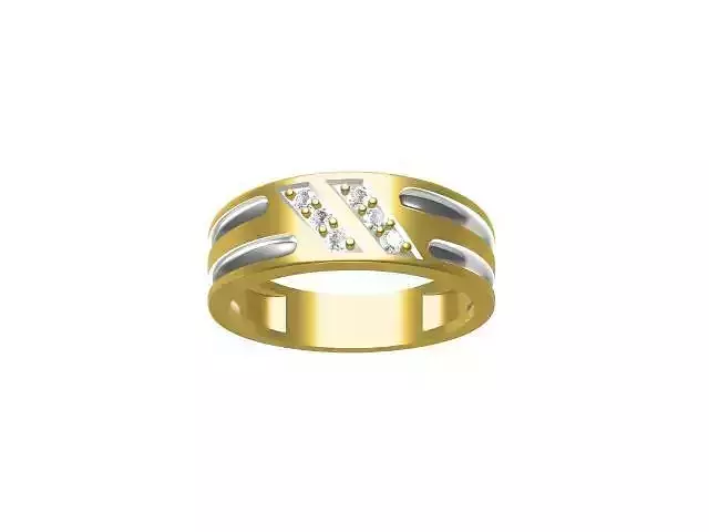 Diamond engraving ring 3D print model