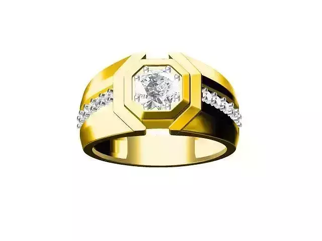 6mm diamond ring 3D print model