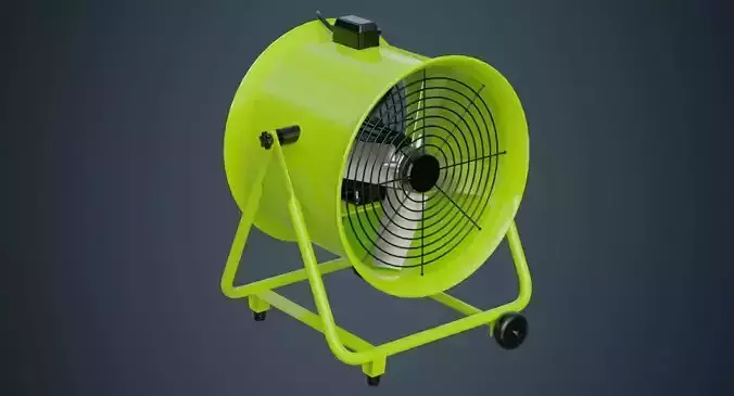 Industrial Fan 1 3D model