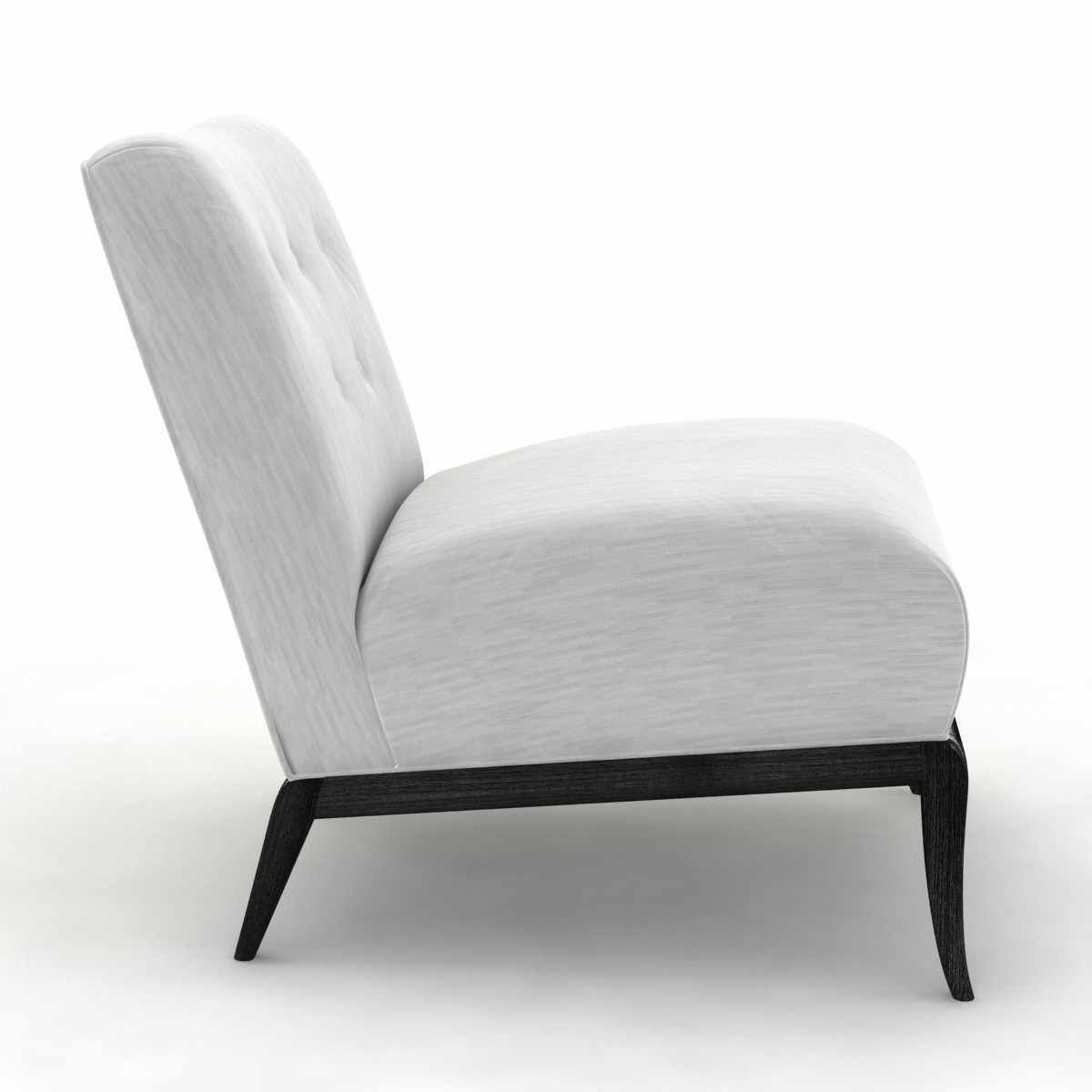 Slipper Chair in Chenille by Robsjohn Gibbings 3d model 3D model_3