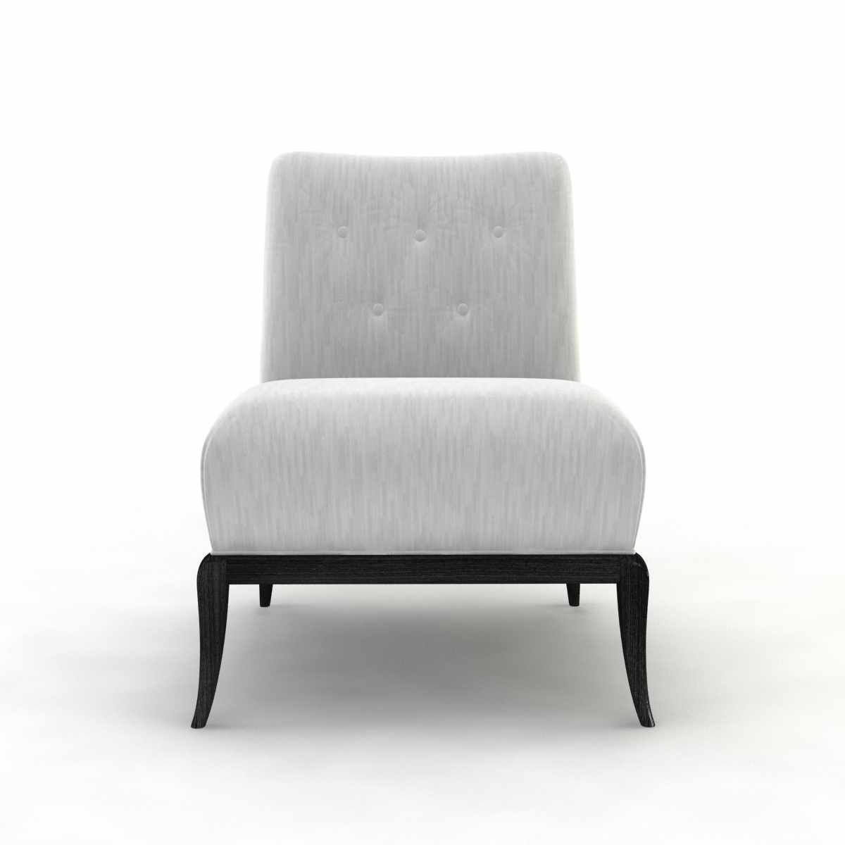 Slipper Chair in Chenille by Robsjohn Gibbings 3d model 3D model_1