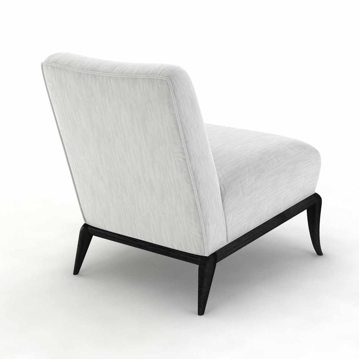 Slipper Chair in Chenille by Robsjohn Gibbings 3d model 3D model_4