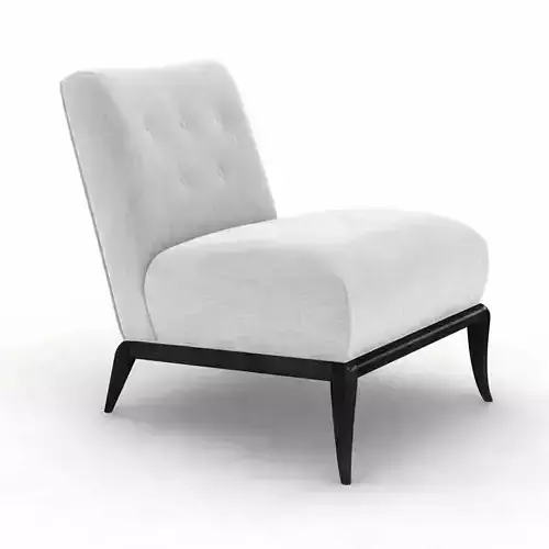 Slipper Chair in Chenille by Robsjohn Gibbings 3d model