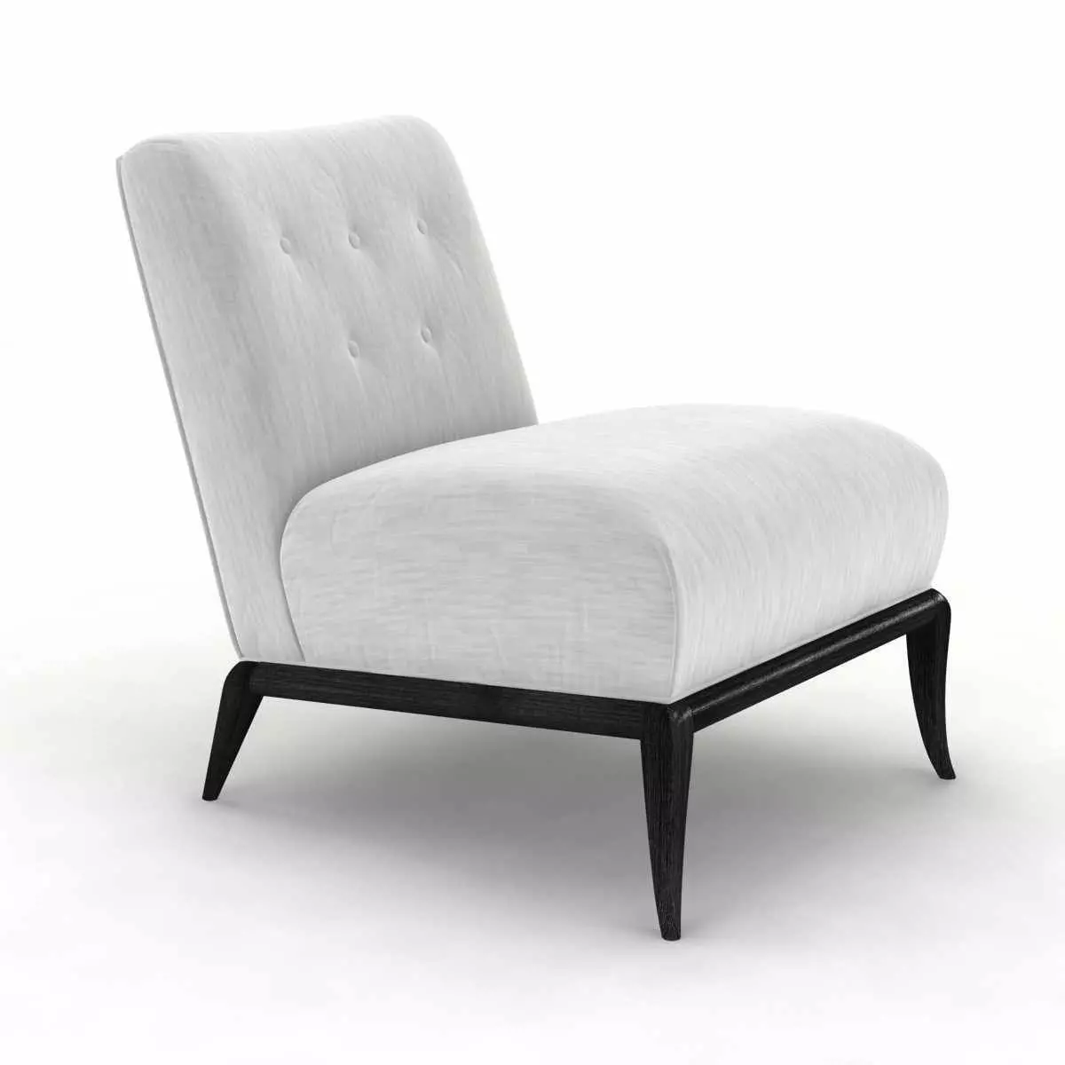 Slipper Chair in Chenille by Robsjohn Gibbings 3d model 3D model_0