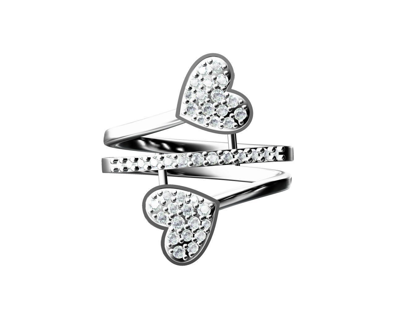 HEART RING 3D print model_2