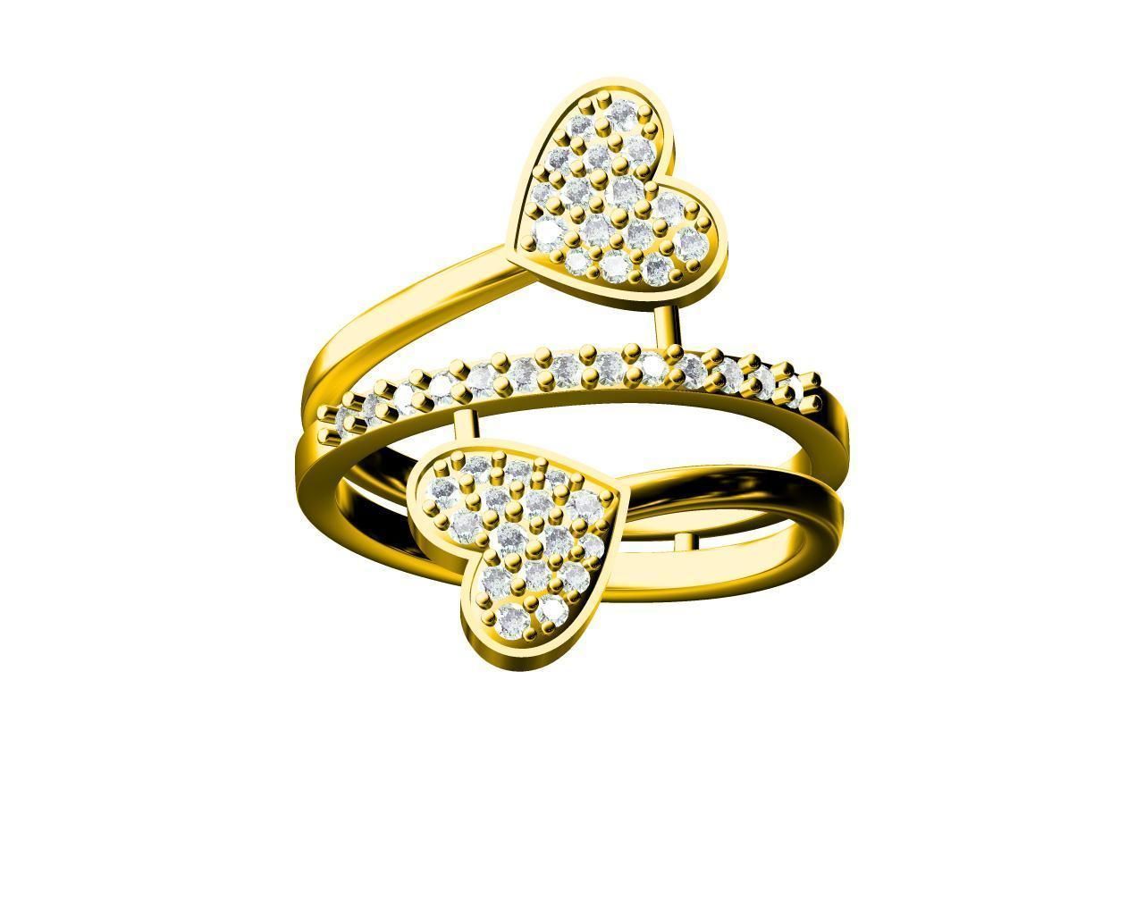 HEART RING 3D print model_1