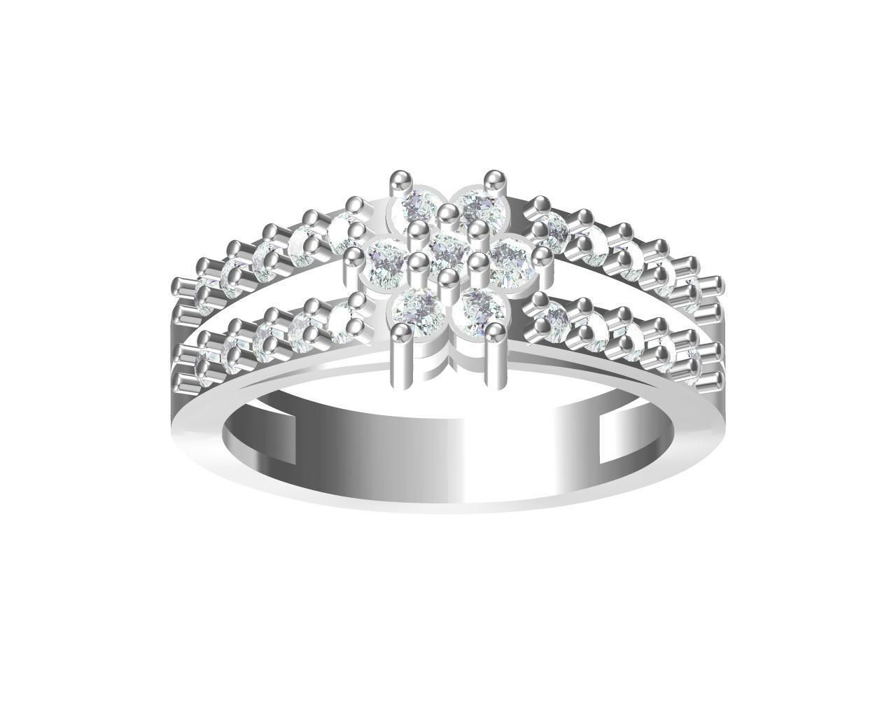 7FLOWER RING 3D print model_2