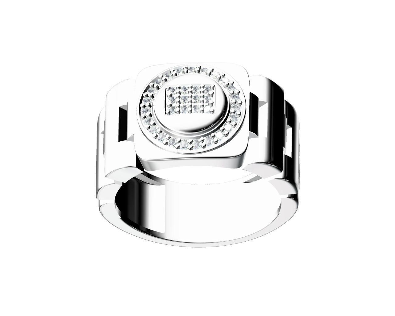 GENTS RING 3D print model_4