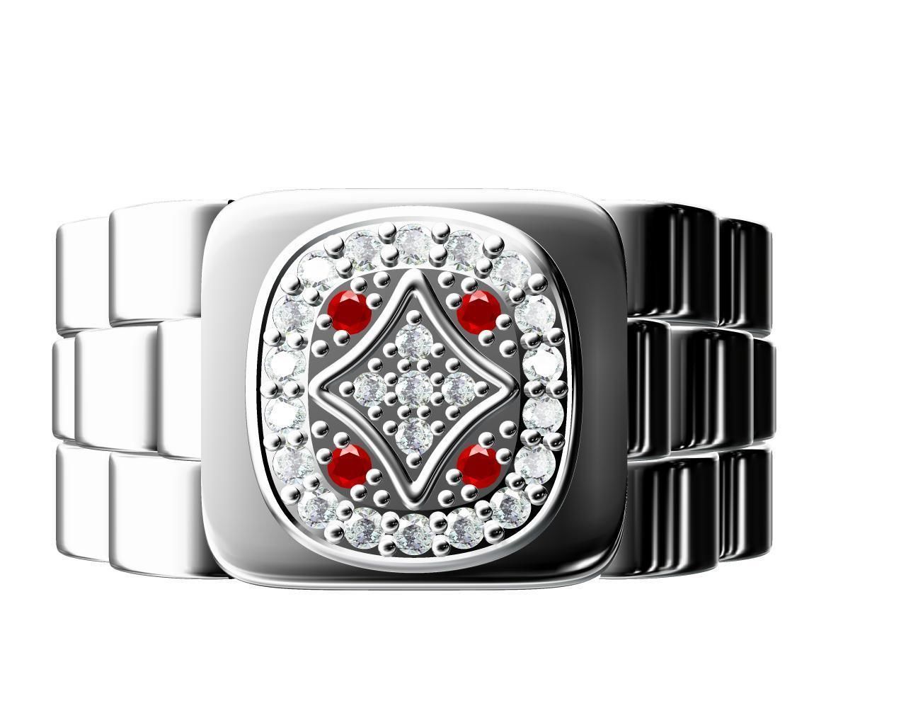 GENTS RING 3D print model_4