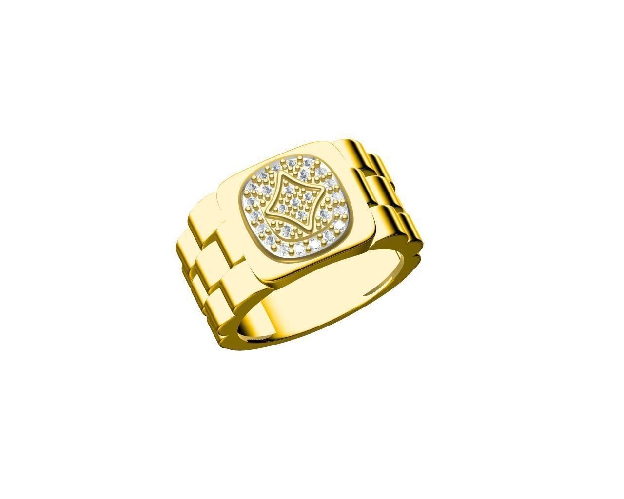 GENTS RING 3D print model_2