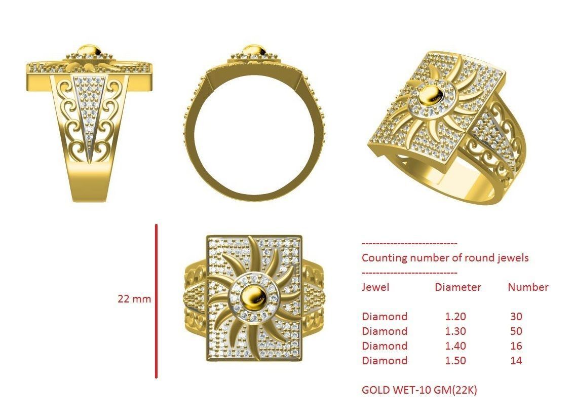 RING ladies 3D print model_2