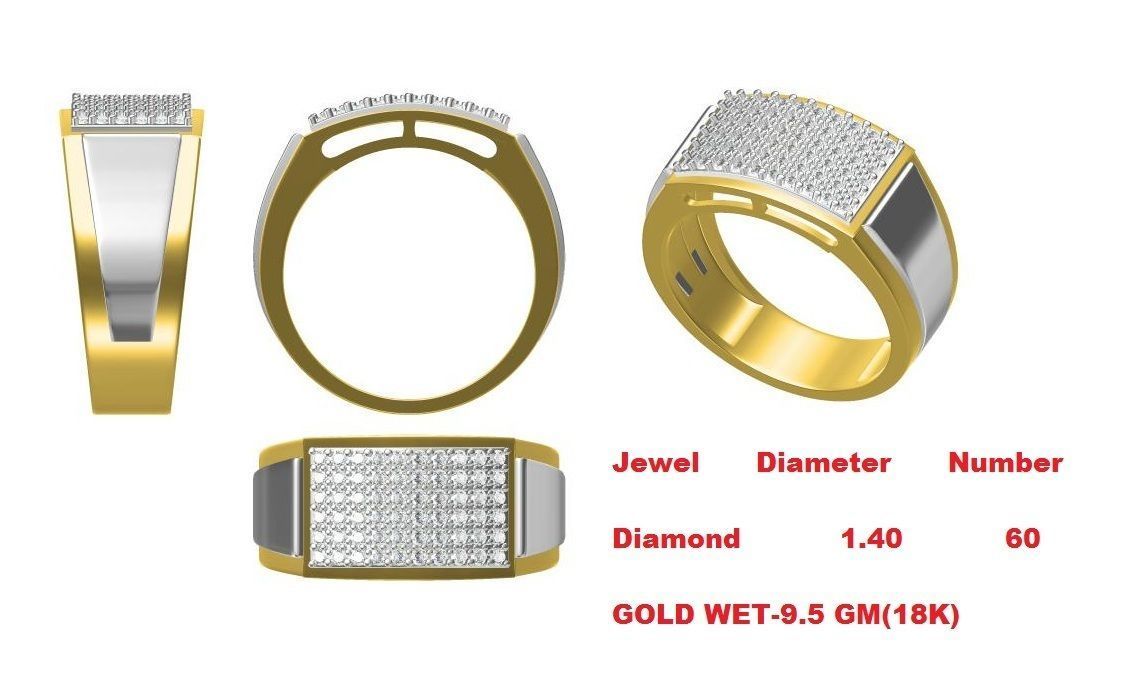 gens ring 3D print model_1