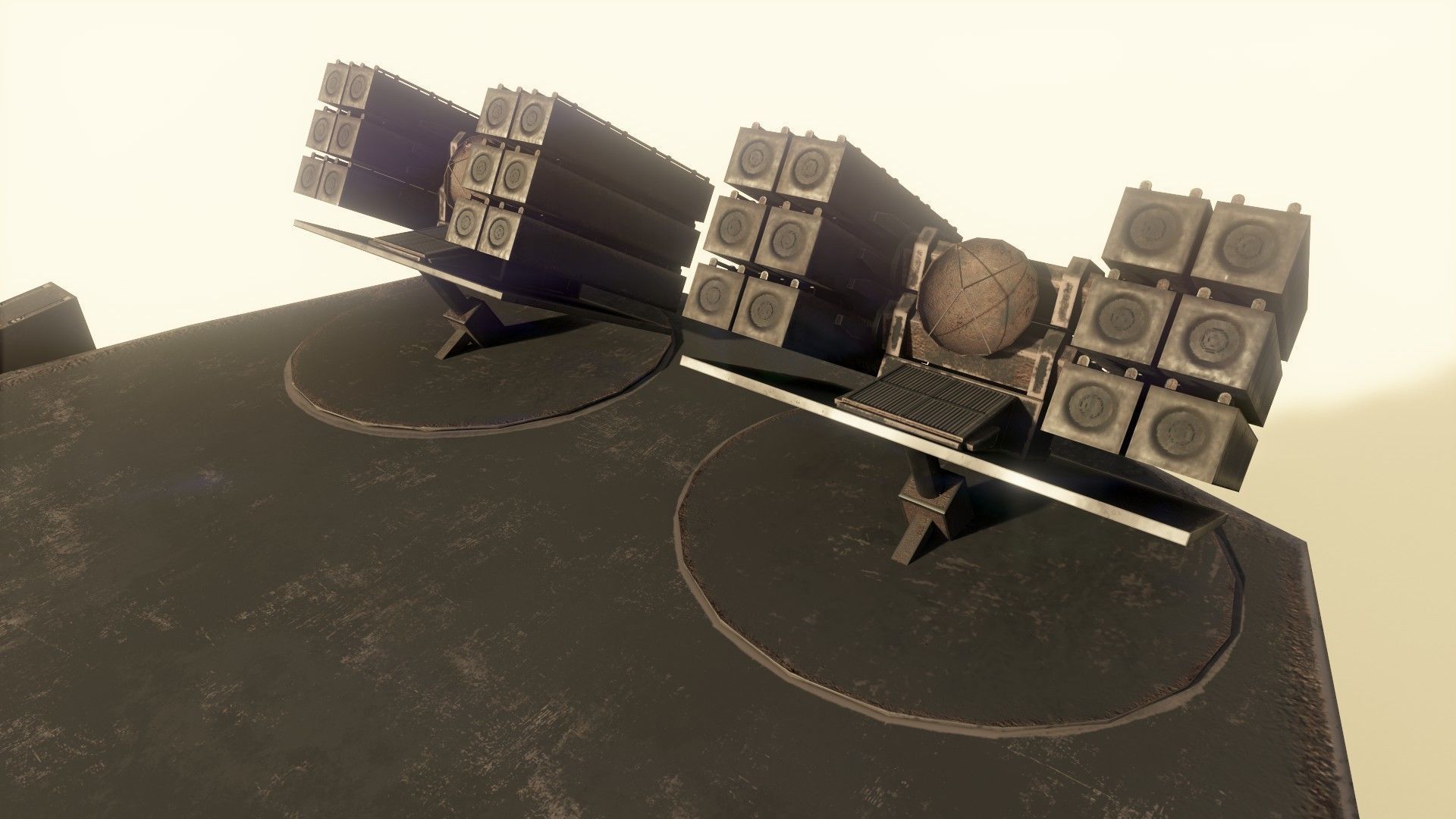 Codename Trident - A Sci Fi battletank Low-poly 3D model_11