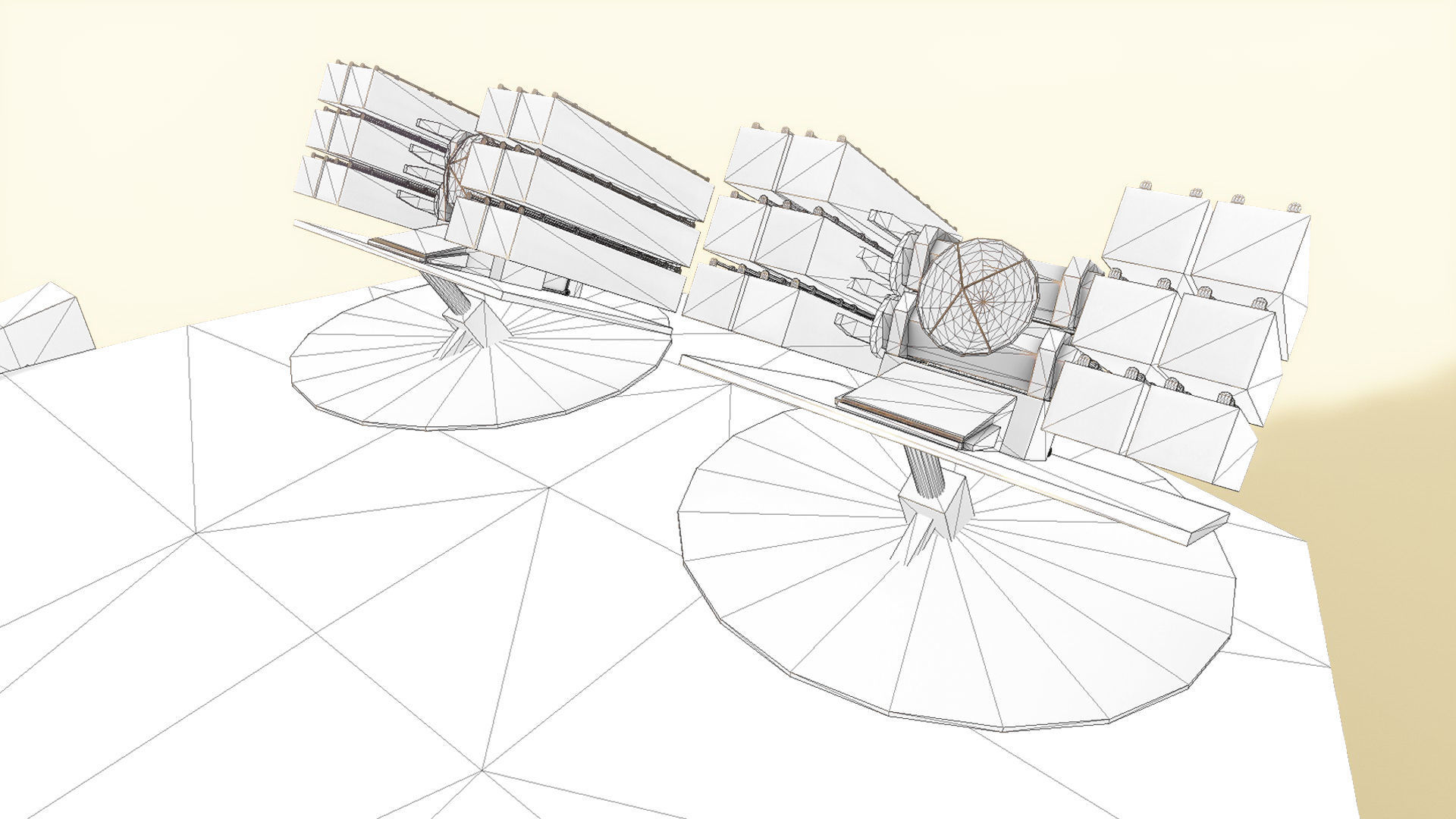 Codename Trident - A Sci Fi battletank Low-poly 3D model_12