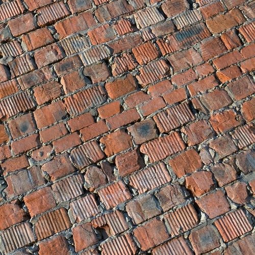 Sloppy Brick Wall Material 04 Low-poly 3D model