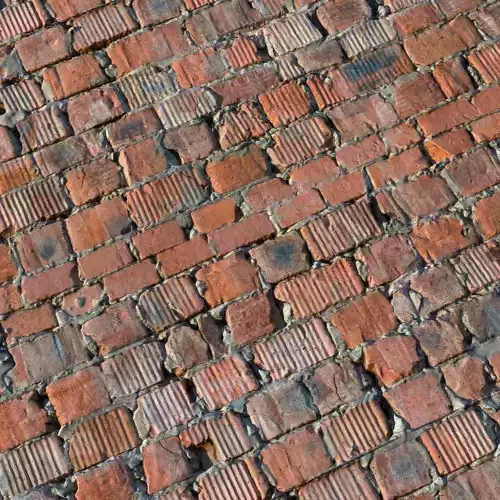 Sloppy Brick Wall Material 04 Low-poly 3D model