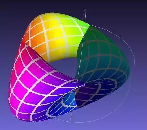 Parametric Surface BohemianStar1 3D model