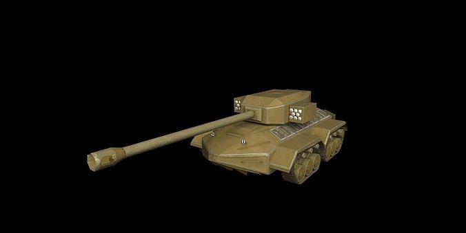 Tank Vr Model Futuristic tank free VR / AR / low-poly 3D model | CGTrader