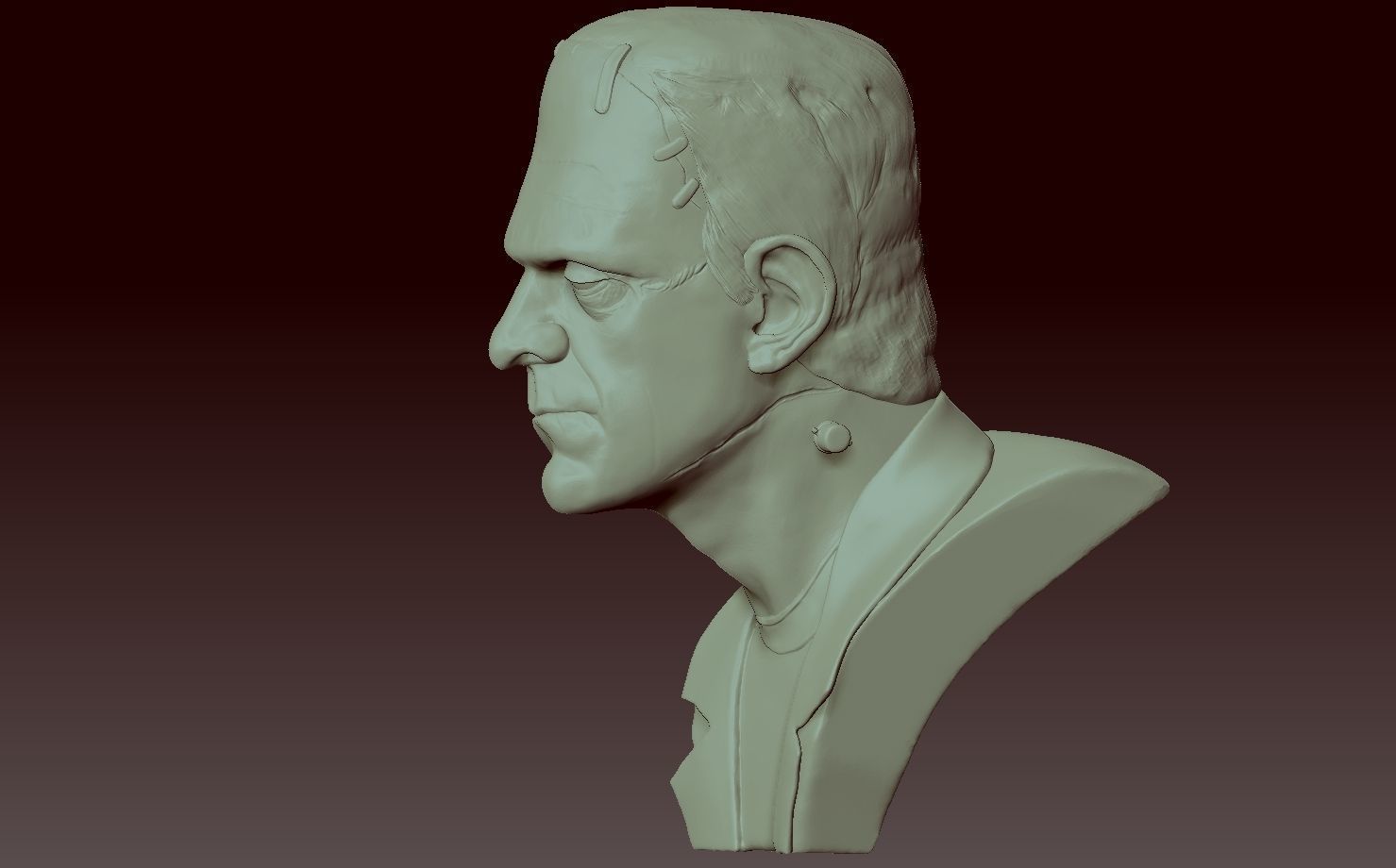 Frankenstein Monster 3D print model_5